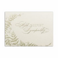 Natures Comfort Sympathy Card - Gold Lined White Envelope